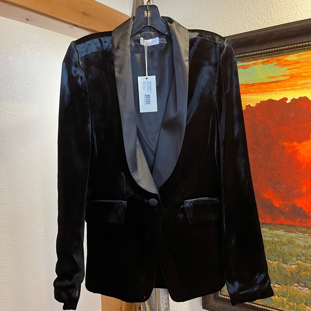 NWT RAMY BROOK VELVET BLAZER